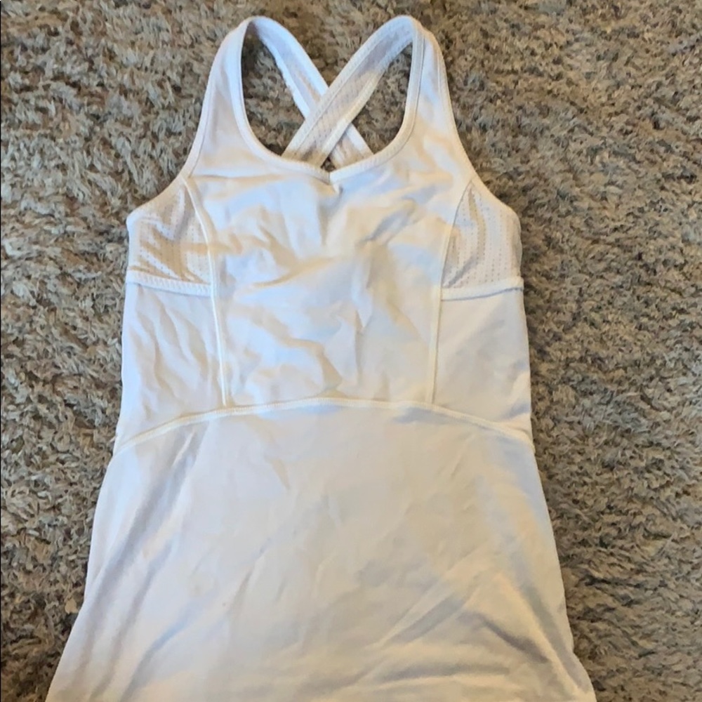 white Ivivva top